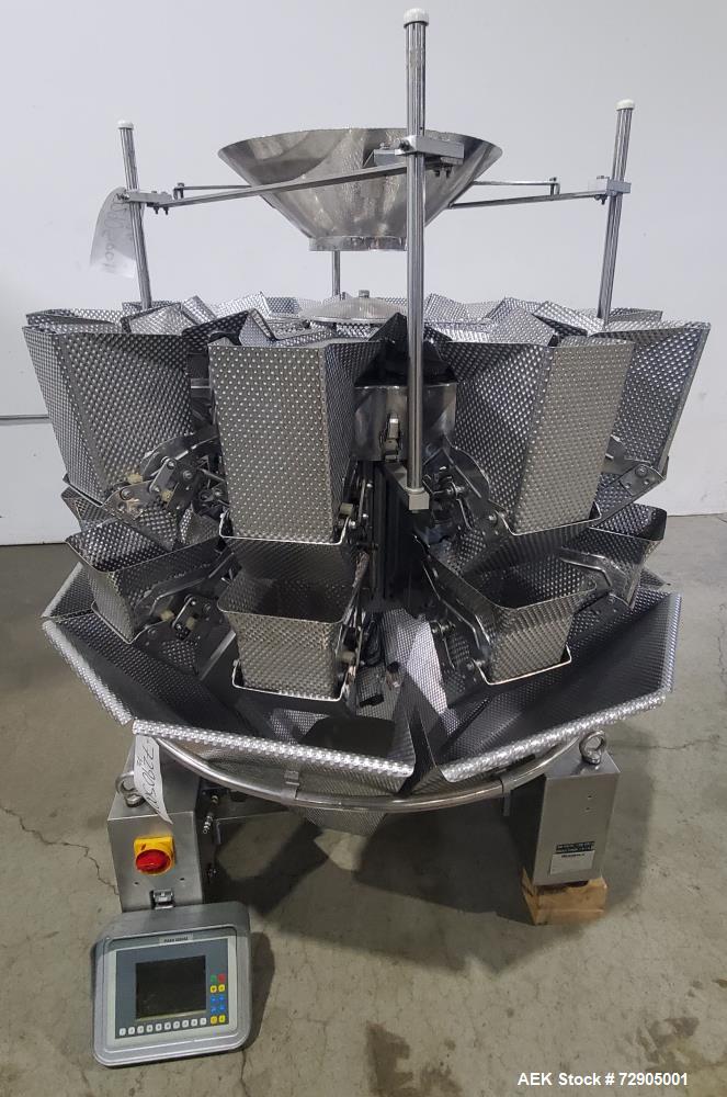 Used WeighPack 10H MBDIMP WD Dimpled Bucket Combination Scale – 10 Heads, 130 WPM